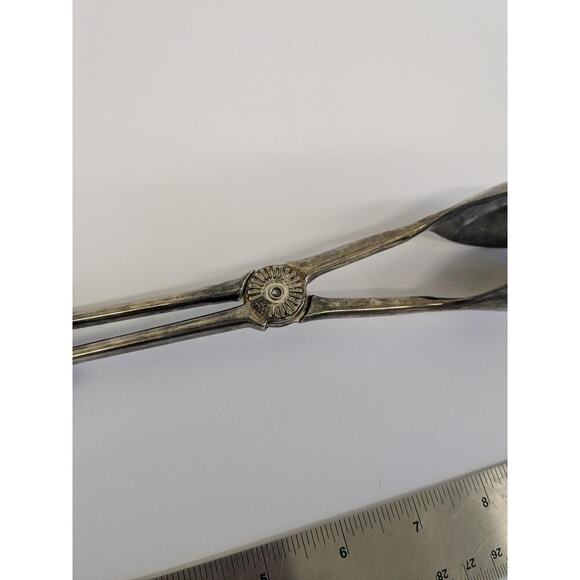 Vintage Silver Salad Tongs - Picture 5 of 5